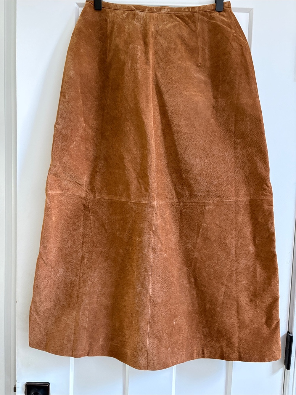 Bagatelle Cognac Suede Maxi Skirt - Picture 8 of 8